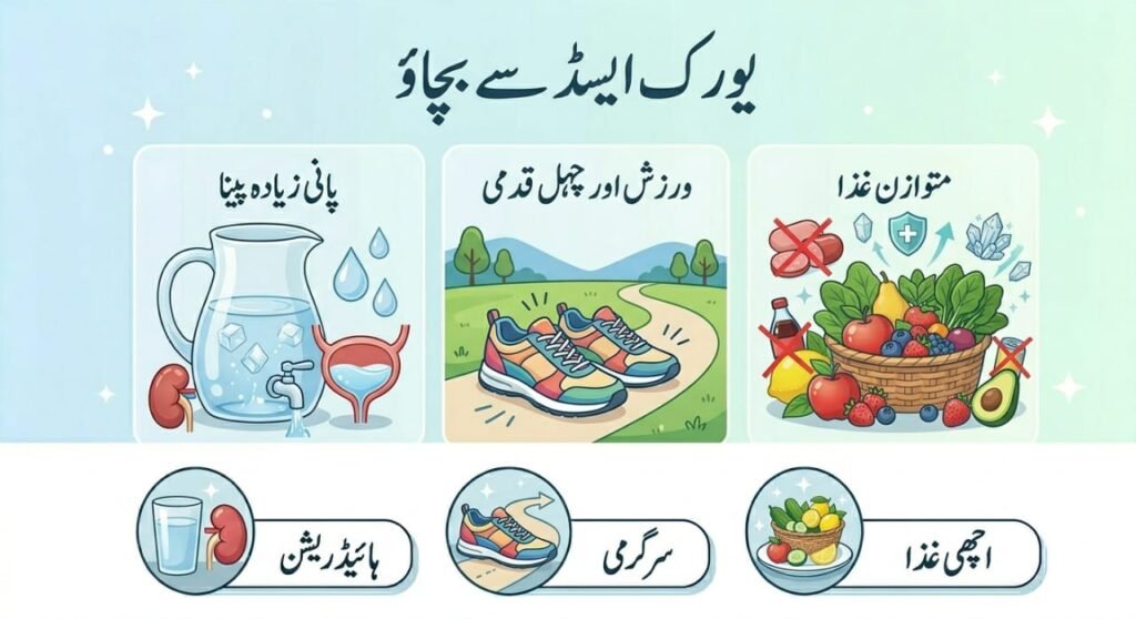 یورک ایسڈ کا علاج کے 7 آسان طریقے | فوری کنٹرول کرنے کا مکمل گائیڈ یورک ایسڈ سے بچاؤ