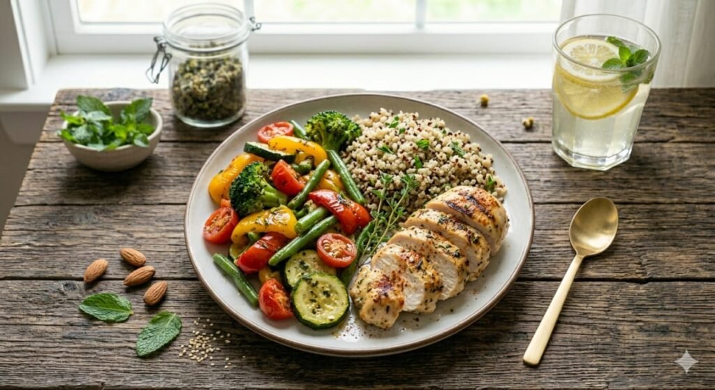 متوازن غذا کے ذریعے گھر میں وزن کم کرنے کا آسان طریقہ خواتین کے لیے