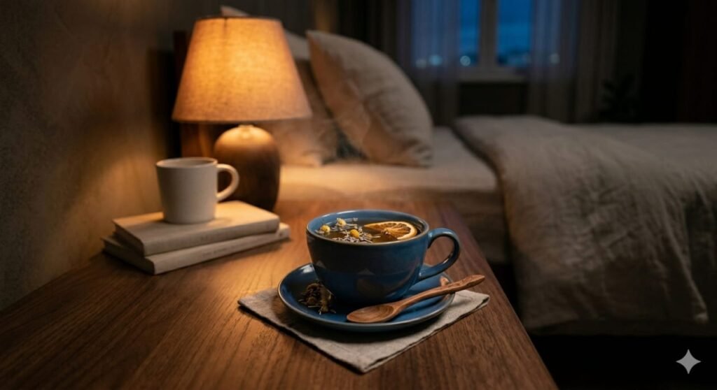 نیند لانے کے لیے ہربل چائے کا استعمال