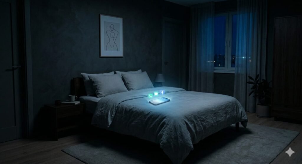 موبائل استعمال سے نیند متاثر ہونے کی وجہ