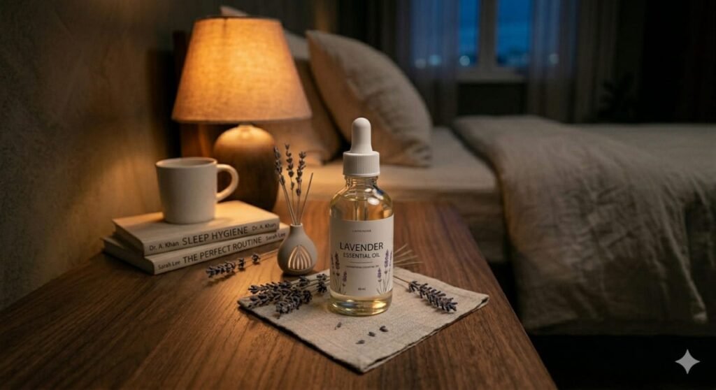 نیند بہتر بنانے کے لیے لیونڈر آئل کا استعمال