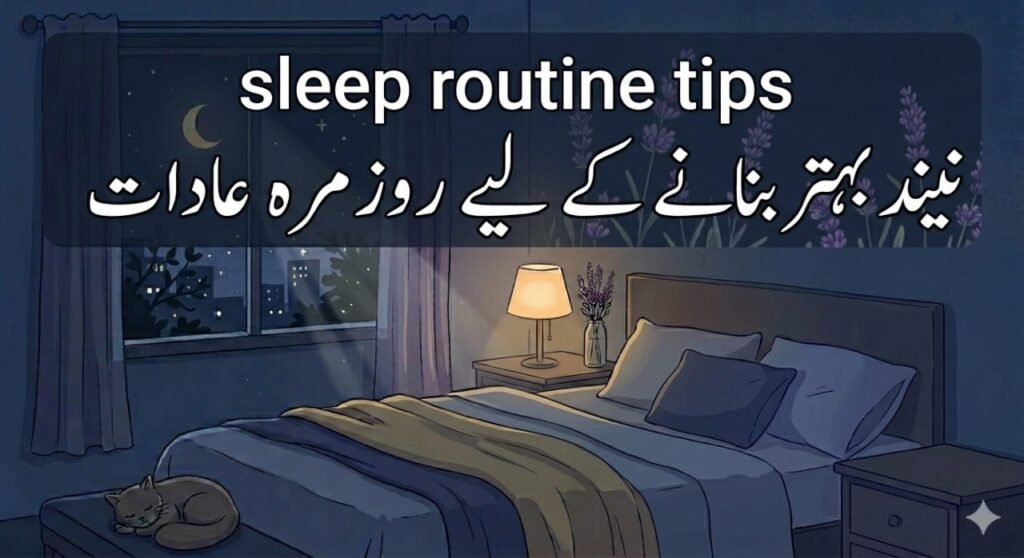 نیند بہتر بنانے کے لیے روزمرہ عادات