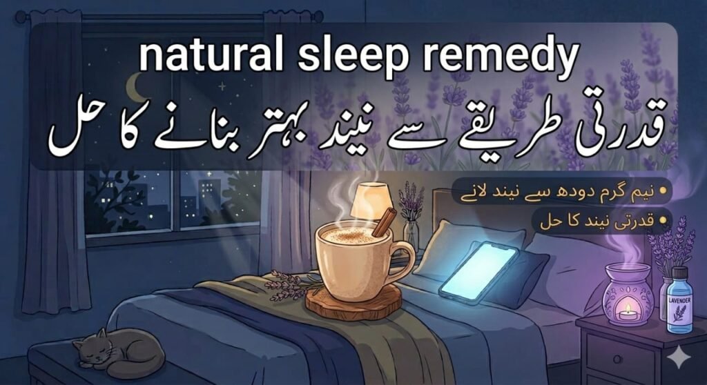 قدرتی طریقے سے نیند بہتر بنانے کا حل