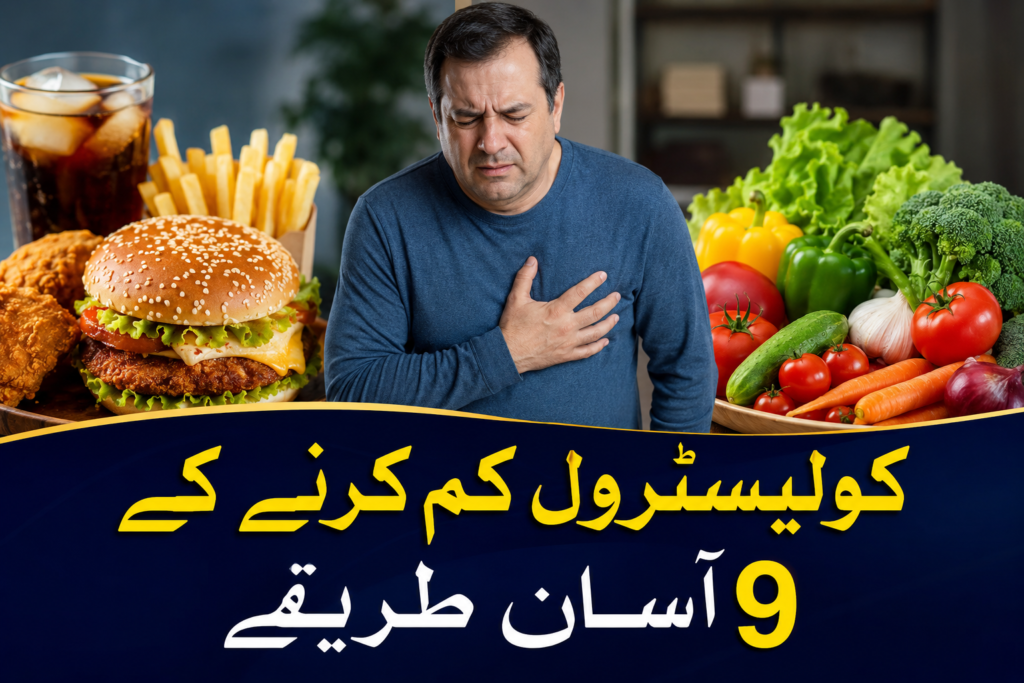 کولیسٹرول کم کرنے کے طریقے