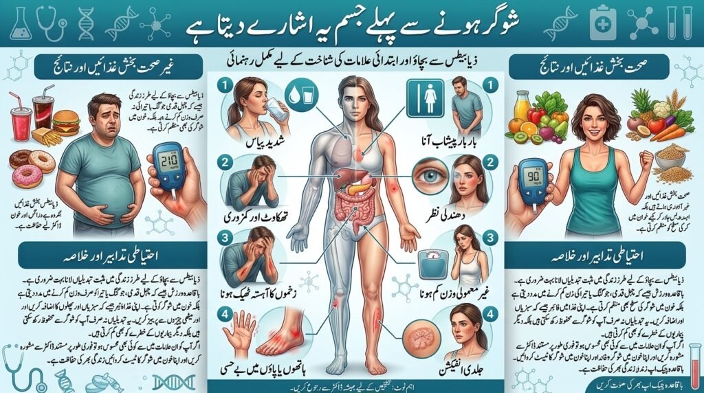 شوگر ہونے کی علامات