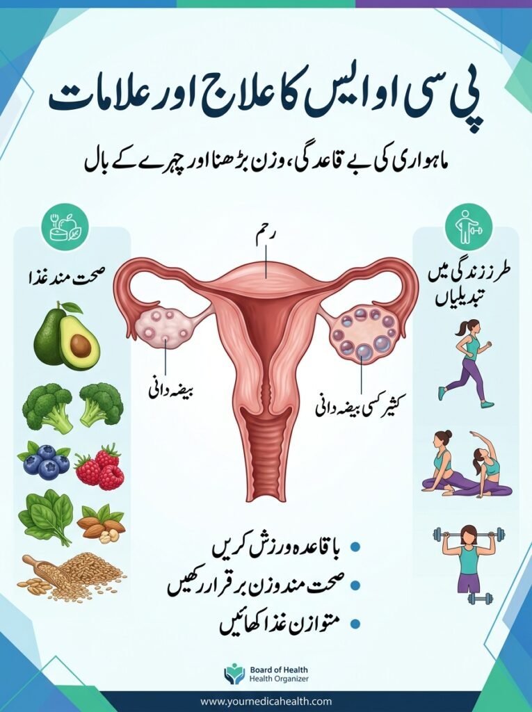 پی سی او ایس کی علامات
