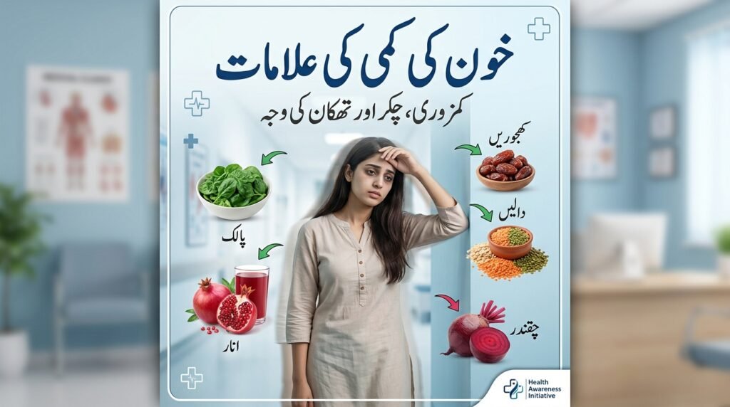 خون کی کمی کی علامات